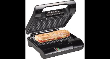 Princess Contactgrill Compact Flex 117001 – Tosti apparaat - Grill apparaat - Uitneembare platen - RVS design