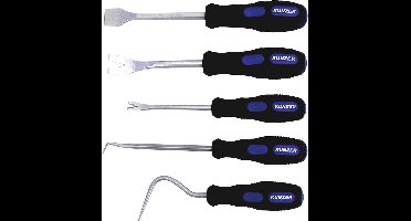 Kunzer 7CH05 Clip- en wrikgereedschap, 5-delig