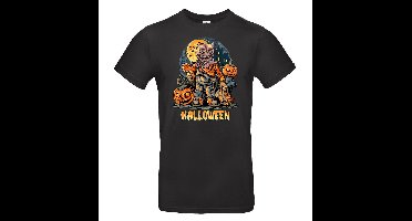 Zwart Halloween T-shirt met opdruk Halloween B 152