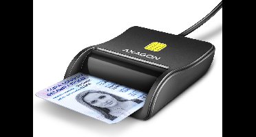 AXAGON CRE-SM3N USB Smart card FlatReader