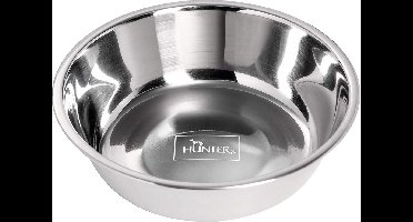 Roestvrij stalen vervangende kom voor melamine nap, drinkbak, voerbak voor honden en katten, 1400 ml, zilver