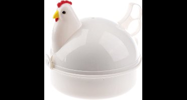 MikaMax Magnetron Eierkoker - Microwave Egg Boiler - Eenvoudig Klaar te Maken - Binnen 10 min Klaar - Ruimte voor 4 Stuks