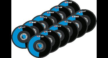 Parkside Toebehoren Haakse Slijper - Doorslijpschijven - 12 Delig - Doorslijpschijf - Geschikt voor gangbare haakse slijpmachines - Voor de bewerking van dunwandige profielen en buizen van metaal - Afmetingen: 125 x 1 mm, boring 22,23 mm