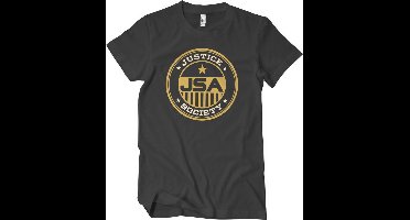DC Comics Black Adam Heren Tshirt -S- Justice Society Zwart