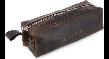 Roberto Romano etui - EMPOLI - bruin - echt leer - 20x6x7cm - JU-48214