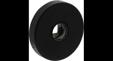 Intersteel krukrozetten - massief - verdekt met nokken - ø53x10 mm - zwart