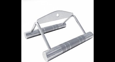 Gorilla Sports Smalle Roeigreep - Dubbele Lat Pulley Handgreep - Fitness Accessoire