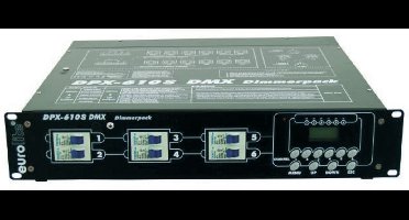 Eurolite DPX-610 S DMX Dimmer Schuko - 6-kanaals