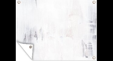 GreatGardenPosters - Tuinposter - Verf - Design - Abstract - Muurposter buiten - Schuttingdoek - Wanddecoratie - 120x90 cm - Tuindoek - Buitenposter