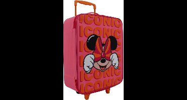 Minnie Mouse meisje trolley roze oranje 35 x 14.5 x 42