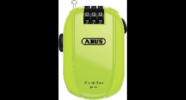 ABUS Combiflex StopOver cijferslot 65cm - fluorgeel