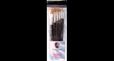 PXP Professional Colours 6 penselen Angle profigrime synthetic