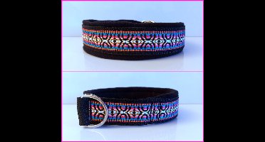 Sliphalsband - Maat XXL - 5 cm breed - Zwart - X - Halfcheck halsband - Halsband - Hondenhalsband - Sterke rassen