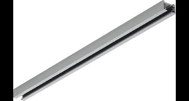 Spanningsrail - DUOLINE - 2 Fase - Opbouw - Aluminium - Mat Titaan - 0.5m