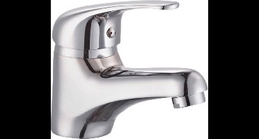 EDM Moderne Wastafelkraan Chroom 10x11cm - Mengkraan - Keukenkraan - Badkamer kraan - inclusief montage materiaal - Keuken - Badkamer - Toilet - Klussen