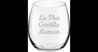 Drinkglas gegraveerd - 39cl - La Plus Gentille Maman