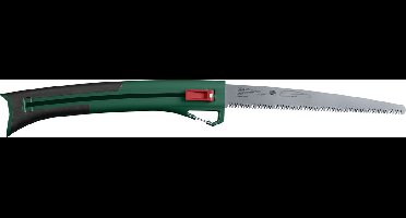 Parkside Tuinzaag - Zaagbladlengte: 25 cm - Takdikte: max. Ø6 cm - Kenmerk: 3-zijdig geslepen tanden - Intrekbaar voor veilige en ruimtebesparende opslag - Geslepen tanden voor nauwkeurige en zuivere sneden - Ergonomische comfortabele handgreep