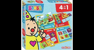 Bumba bordspel - 4 in 1 - puzzel, lotto, domino en memo