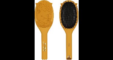 Harry Potter - Huffelpuf haarborstel, ontwarrende borstel, rond, geel, das