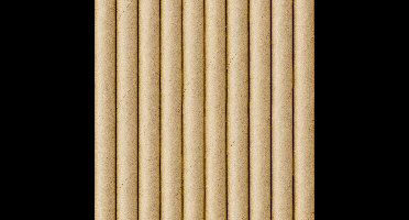 Partydeco Drinkrietjes - papier - 20x - naturel - 19,5 cm - rietjes