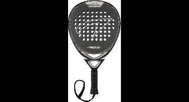 Avento Padelracket - Vencedor - 3K Carbon - Teardrop - Zwart/Zilver