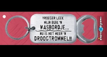 Paperdreams Sleutelhanger/opener wasbord