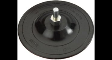 Steunschijf klit, 125 mm, as: 8 mm