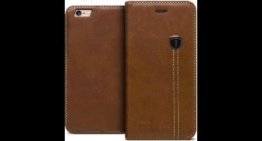 Galaxy S7 - iHosen Leather Book Case - Bruin