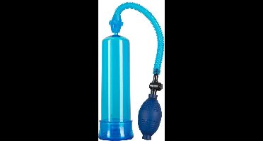 You2toys – Bang Bang Doorzichtige Penispomp met Drukventiel - Blauw