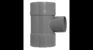 Wavin PVC lijm T stuk 45° 75x40mm 3xmof