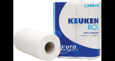 Euro Products Keukenrol Cellulose 22x23 Cm 50 Vellen 2 Stuks