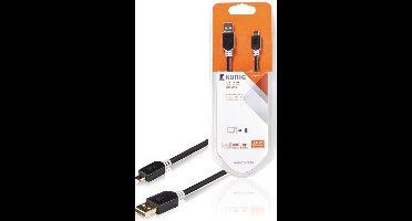 Konig USB 2.0 A Male naar USB 2.0 Micro Male - 3 m