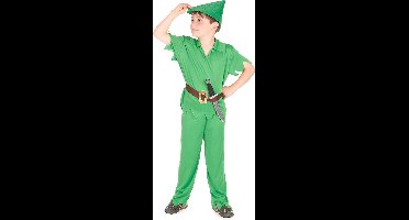 Vegaoo - Lichtgroen Robin hood pak voor jongens