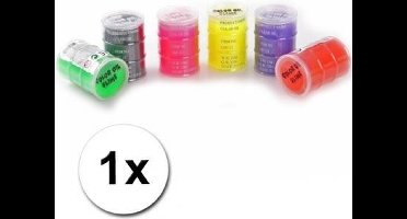 Johntoy Speelslijm - paars - 1x 150 ml - speelgoed slijm - 5,5x8 cm - horror slijm