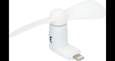 Out of the Blue Telefoon Ventilator voor Iphone 2 Stuks – Mini Fan voor Telefoon – Wit