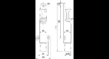DEURVASTZETTER RVS 30MM KWS 1026.82