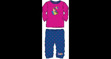 Bumba Meisjes Pyjama - Rood/Blauw - Maat 86/92