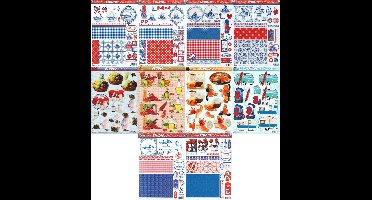 10x 3DA4 Knipvellen - Voor elk wat wils - Maak prachtige kaarten en fotoalbums