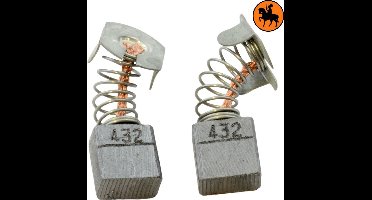 Koolborstelset voor Makita Clé BTW200WAE - 7x10,5x10,9mm