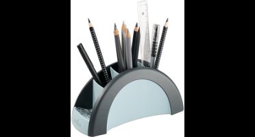 Pennenbak met 5 vakjes Durable Zilverkleurig