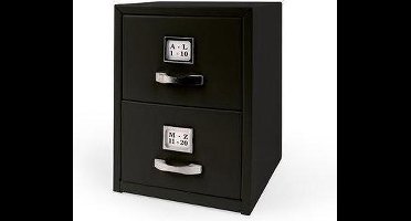 Kikkerland Visitekaartjes kast zwart