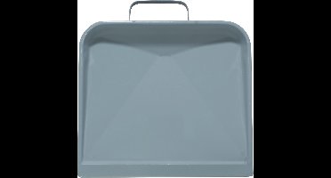 Hendrik Jan stofblik metaal grijs - 25 cm.