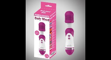 Power Escorts Body Wand Massager - Clitoris VIbrator - 18 Cm - 10-Speed - BR85 - Roze