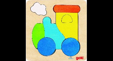 Goki Inlegpuzzel locomotief 6-delig