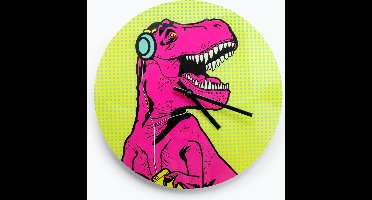 Mustard Desktop Klok - 31x33 cm - T-Rex