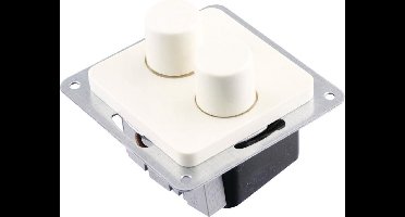 Berker M2 duodimmer - 230V verlichting en halogeen zonder trafo - 2 x 200 W - wit