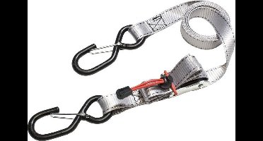 MasterLock Spanbanden - 1.8m x 25mm - Grijs - 2 stuks - 3113EURDAT