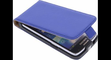 Mobiparts - blauwe premium flipcase - Samsung Galaxy Core LTE / Express 2