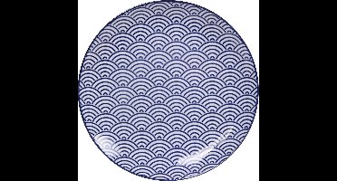 Dinerbord - Nippon Blue / wave (golven) - Tokyo Design Studio