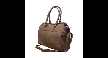 Castillo - schoudertas - large - Evora - camel bruin